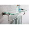 1805 wall mounted bathroom glass shelf for wall fitting glass shelf
